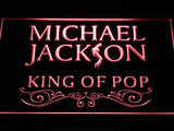 Michael Jackson LED Neon Sign USB - Red - TheLedHeroes