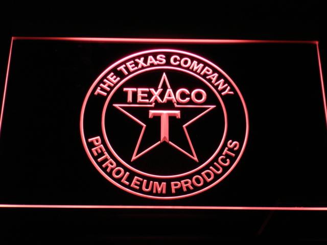 Texaco The Texas Company LED Neon Sign USB - Red - TheLedHeroes