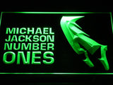 Michael Jackson Number Ones LED Neon Sign USB - Green - TheLedHeroes