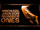 Michael Jackson Number Ones LED Neon Sign USB - Orange - TheLedHeroes