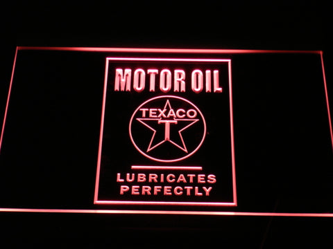 FREE Texaco Motor Oil LED Sign - Red - TheLedHeroes