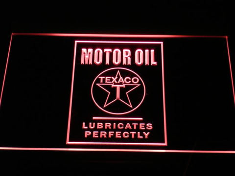 Texaco Motor Oil LED Neon Sign Electrical - Red - TheLedHeroes