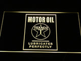 FREE Texaco Motor Oil LED Sign - Yellow - TheLedHeroes
