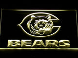 FREE Chicago Bears (2) LED Sign - Yellow - TheLedHeroes