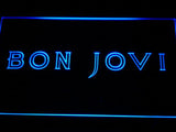 Bon Jovi LED Neon Sign USB - Blue - TheLedHeroes