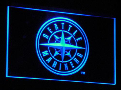 Seattle Mariners LED Neon Sign USB - Blue - TheLedHeroes