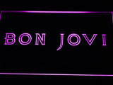 Bon Jovi LED Neon Sign USB - Purple - TheLedHeroes