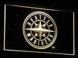 Seattle Mariners LED Neon Sign USB - Yellow - TheLedHeroes