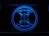 2nd Battalion 11th Marines LED Neon Sign USB - Blue - TheLedHeroes