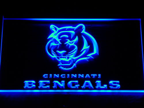 Cincinnati Bengals (2) LED Sign - Blue - TheLedHeroes