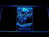 Texaco Sky Chief Gasoline LED Neon Sign Electrical - Blue - TheLedHeroes