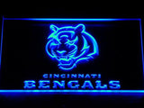Cincinnati Bengals (2) LED Neon Sign USB - Blue - TheLedHeroes
