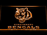 Cincinnati Bengals (2) LED Neon Sign USB - Orange - TheLedHeroes