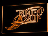 Tampa Bay Rays (3) LED Neon Sign USB - Orange - TheLedHeroes