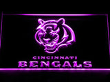 Cincinnati Bengals (2) LED Neon Sign Electrical - Purple - TheLedHeroes