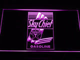 Texaco Sky Chief Gasoline LED Neon Sign USB - Purple - TheLedHeroes