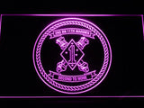 2nd Battalion 11th Marines LED Neon Sign USB - Purple - TheLedHeroes