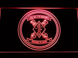 2nd Battalion 11th Marines LED Neon Sign Electrical - Red - TheLedHeroes