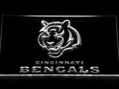 FREE Cincinnati Bengals (2) LED Sign - White - TheLedHeroes