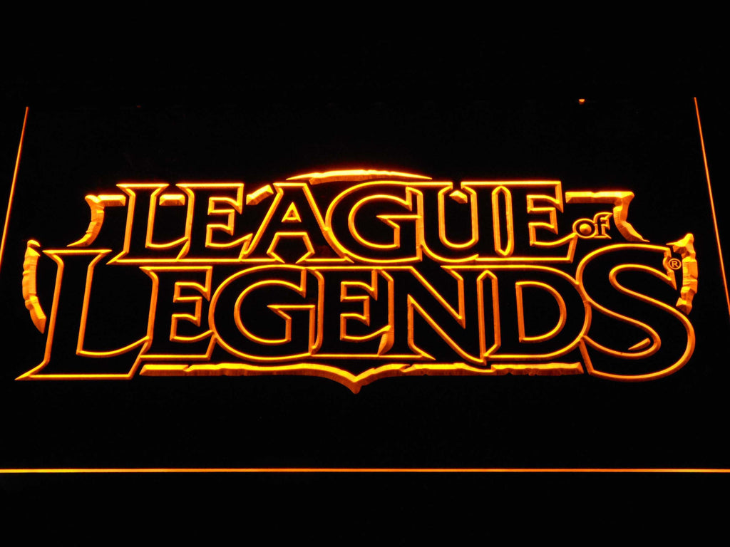 FREE League of Legends LED Sign - Yellow - TheLedHeroes