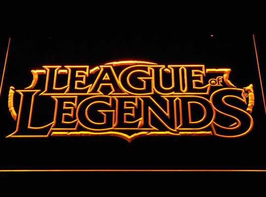 League of Legends LED Sign - Yellow - TheLedHeroes