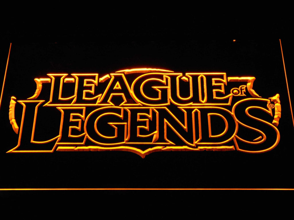 League of Legends LED Neon Sign Electrical - Yellow - TheLedHeroes