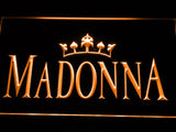 Madonna LED Neon Sign USB - Orange - TheLedHeroes