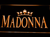 Madonna LED Neon Sign Electrical - Orange - TheLedHeroes
