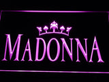 Madonna LED Neon Sign USB - Purple - TheLedHeroes