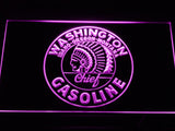 Washington Chief Gasoline LED Neon Sign Electrical - Purple - TheLedHeroes