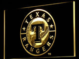 Texas Rangers LED Neon Sign Electrical - Yellow - TheLedHeroes