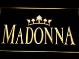 Madonna LED Neon Sign USB - Yellow - TheLedHeroes