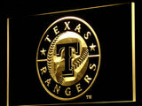 FREE Texas Rangers LED Sign - Yellow - TheLedHeroes