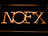 NOFX (2) LED Neon Sign USB - Orange - TheLedHeroes