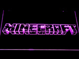 Minecraft Logo LED Neon Sign USB - Purple - TheLedHeroes