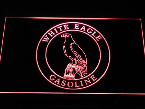 White Eagle Gasoline LED Neon Sign Electrical - Red - TheLedHeroes