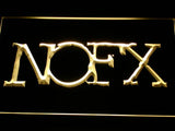 NOFX (2) LED Neon Sign USB - Yellow - TheLedHeroes
