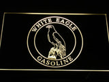 White Eagle Gasoline LED Neon Sign USB - Yellow - TheLedHeroes