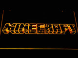 Minecraft Logo LED Neon Sign Electrical - Yellow - TheLedHeroes