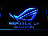 FREE Republic of Gamers LED Sign - Blue - TheLedHeroes