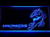 Denver Broncos (2) LED Neon Sign Electrical - Blue - TheLedHeroes