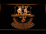 2nd Battalion 25th Marines LED Neon Sign Electrical - Orange - TheLedHeroes