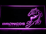 Denver Broncos (2) LED Neon Sign Electrical - Purple - TheLedHeroes
