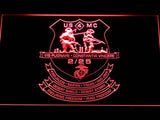 FREE 2nd Battalion 25th Marines LED Sign - Red - TheLedHeroes