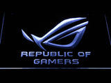 Republic of Gamers LED Sign - White - TheLedHeroes