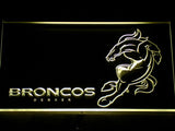 Denver Broncos (2) LED Sign - Yellow - TheLedHeroes