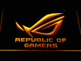 Republic of Gamers LED Neon Sign USB - Yellow - TheLedHeroes