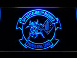 3rd Battalion 1st Marines LED Neon Sign Electrical - Blue - TheLedHeroes