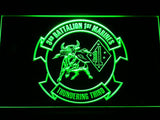 3rd Battalion 1st Marines LED Neon Sign Electrical - Green - TheLedHeroes