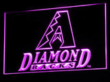Arizona Diamondbacks (3) LED Neon Sign USB - Purple - TheLedHeroes